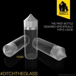 Boccetta CHUBBY GORILLA - V3 - TRASPARENTE-TAPPO NERO 120ML PET