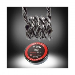 Fumytech TIGER WIRE  0.50Ω 26G A1 prebulit coil 20pz