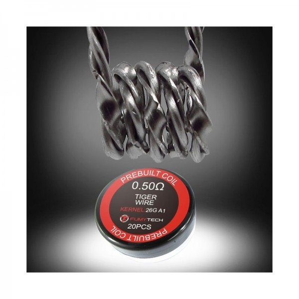 Fumytech TIGER WIRE 0.50Ω 26G A1 prebulit coil 20pz