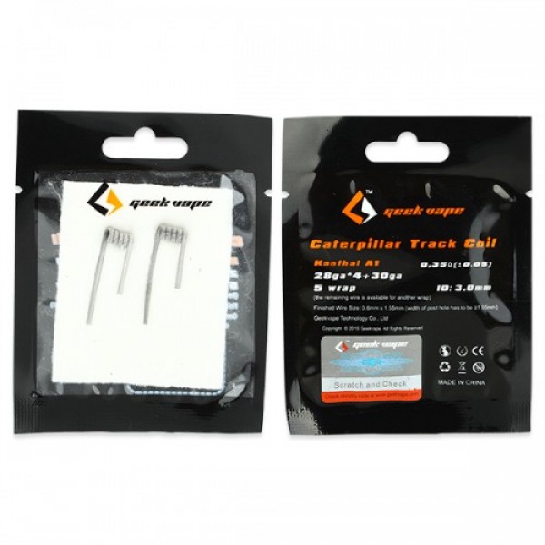 GEEKVAPE set di 2 Caterpillar Track coil kanthal A1