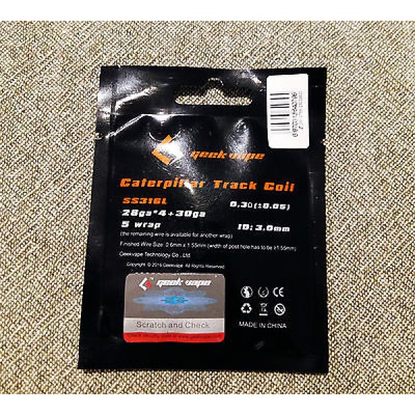 GEEKVAPE set di 2 Caterpillar Track Coil SS316L